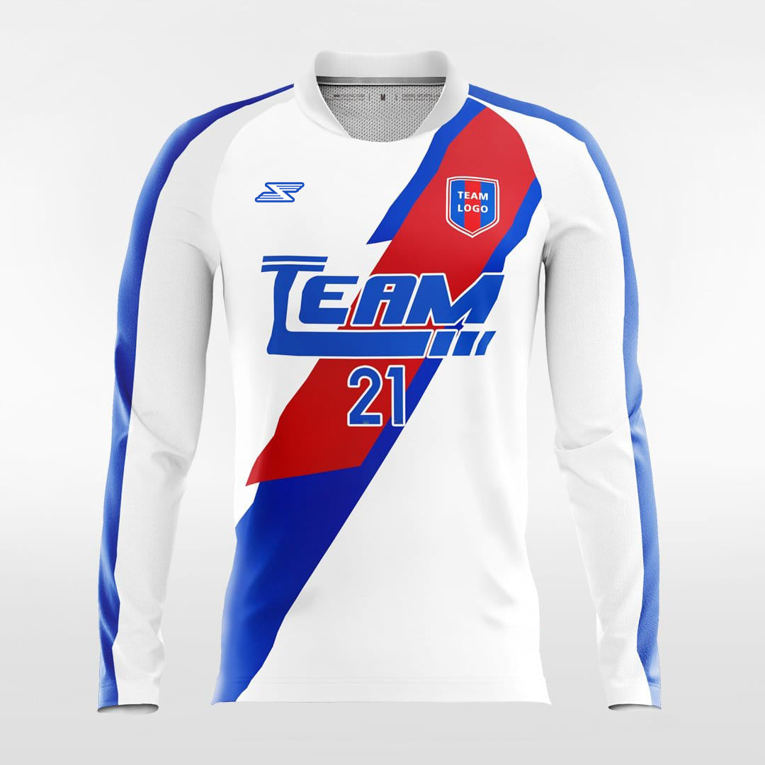 Shadow - Customized Men's Sublimated Long Sleeve Football Jersey