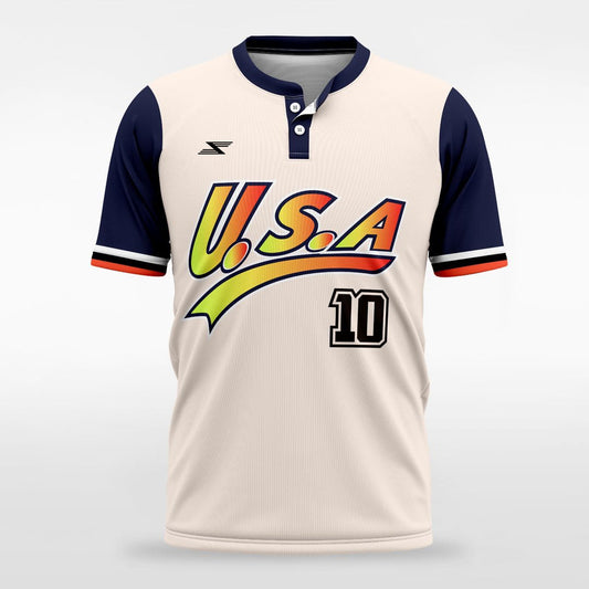 Gentleman - Customized Men's Sublimated 2-Button Baseball Jersey
