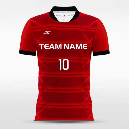 Fortified Parallel - Customized Men's Sublimated Football Jersey