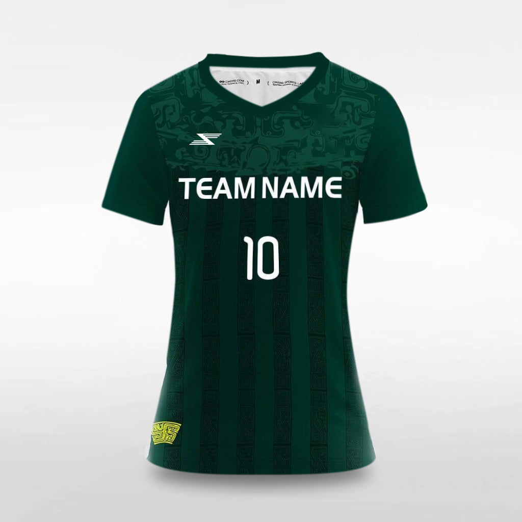 Silk Road - Customized Women's Sublimated Football Jersey