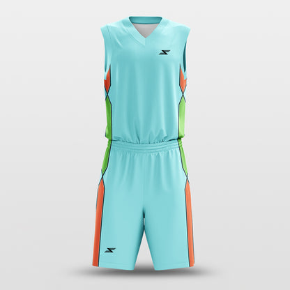 Sea Salt - Customized Sublimated Basketball Set