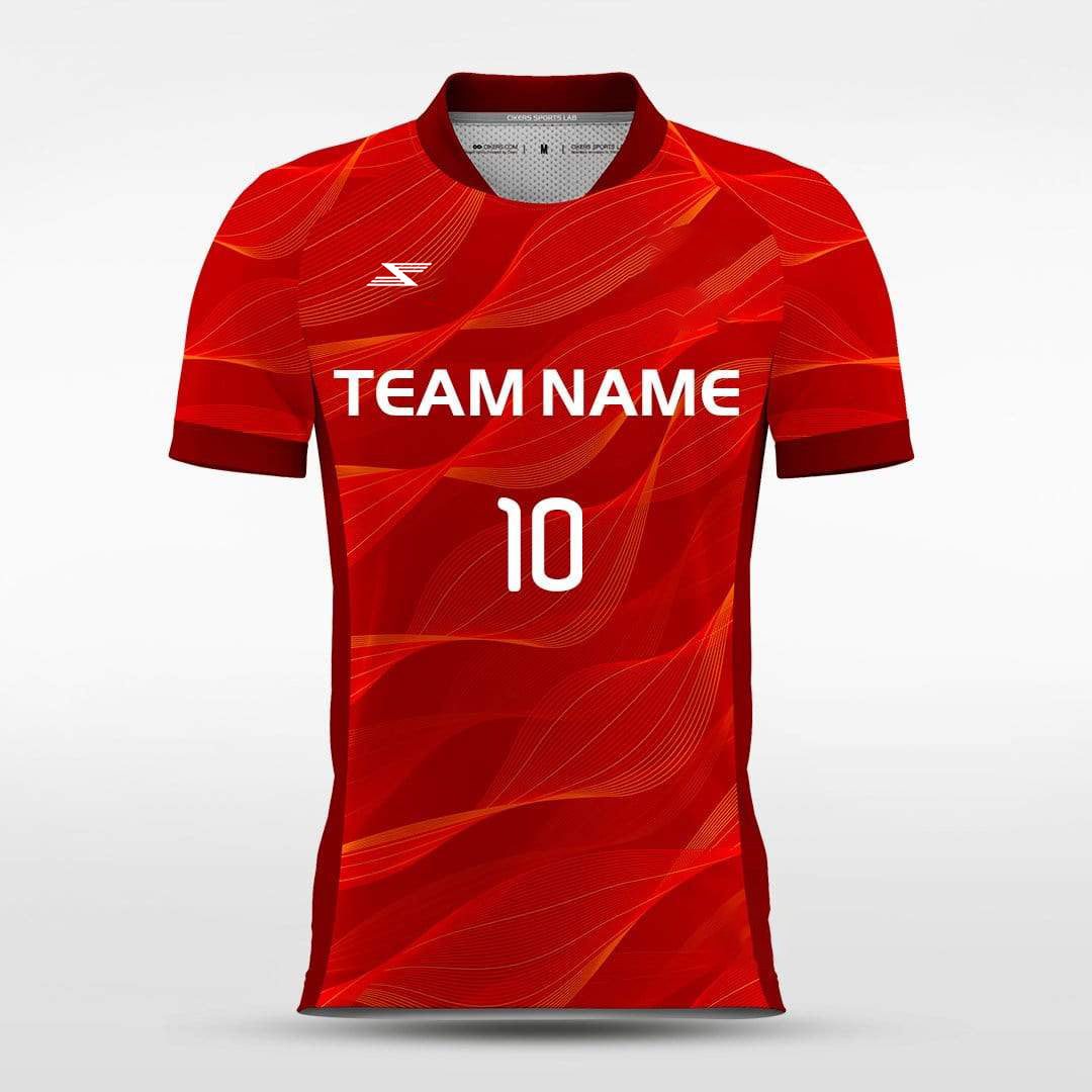 Streamer - Customized Men's Sublimated Football Jersey
