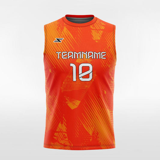 Tiger - Customized Men's Sublimated Sleeveless Football Jersey