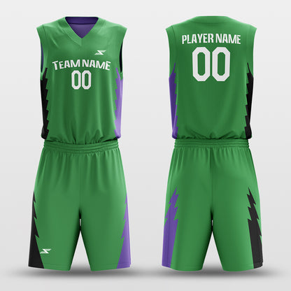 Monster - Customized Reversible Sublimated Basketball Set