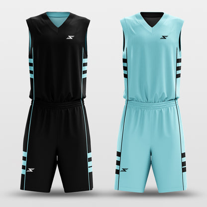 CLASSIC26 - Customized Reversible Sublimated Basketball Set