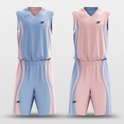 CLASSIC28 - Customized Reversible Sublimated Basketball Set