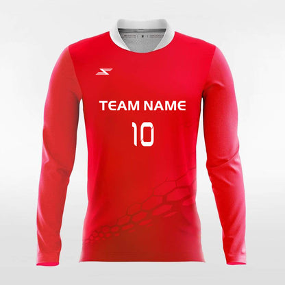 Dragon Vein - Customized Men's Long Sleeve Football Jersey