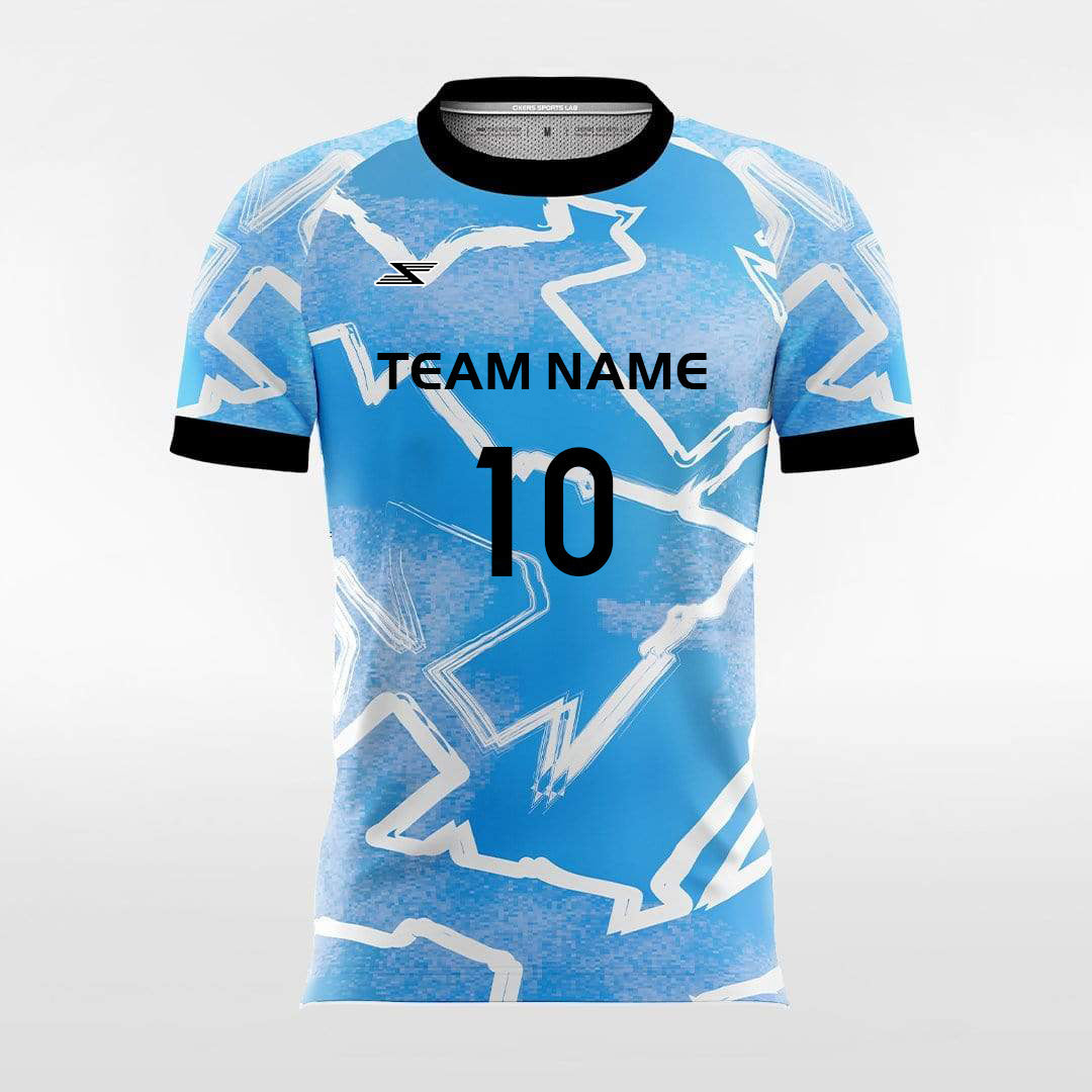Pop Camouflage 4 - Customized Men's Sublimated Football Jersey