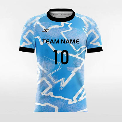 Pop Camouflage 4 - Customized Men's Sublimated Football Jersey