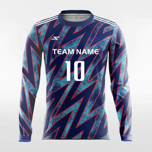 Pop Camouflage 2 - Customized Men's Sublimated Long Sleeve Football Jersey