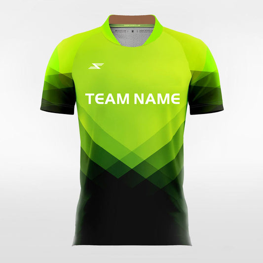 Rocky Mountains - Customized Men's Sublimated Football Jersey - Fluorescent