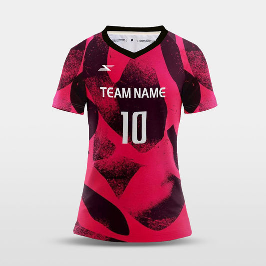 Pop Camouflage 3 - Customized Women's Sublimated Football Jersey
