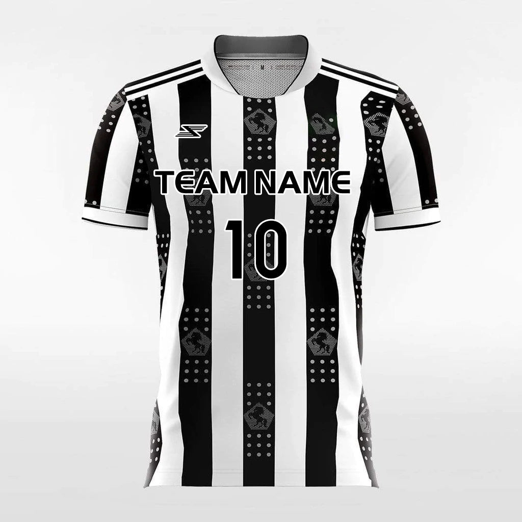 Zebra - Customized Men's Sublimated Football Jersey
