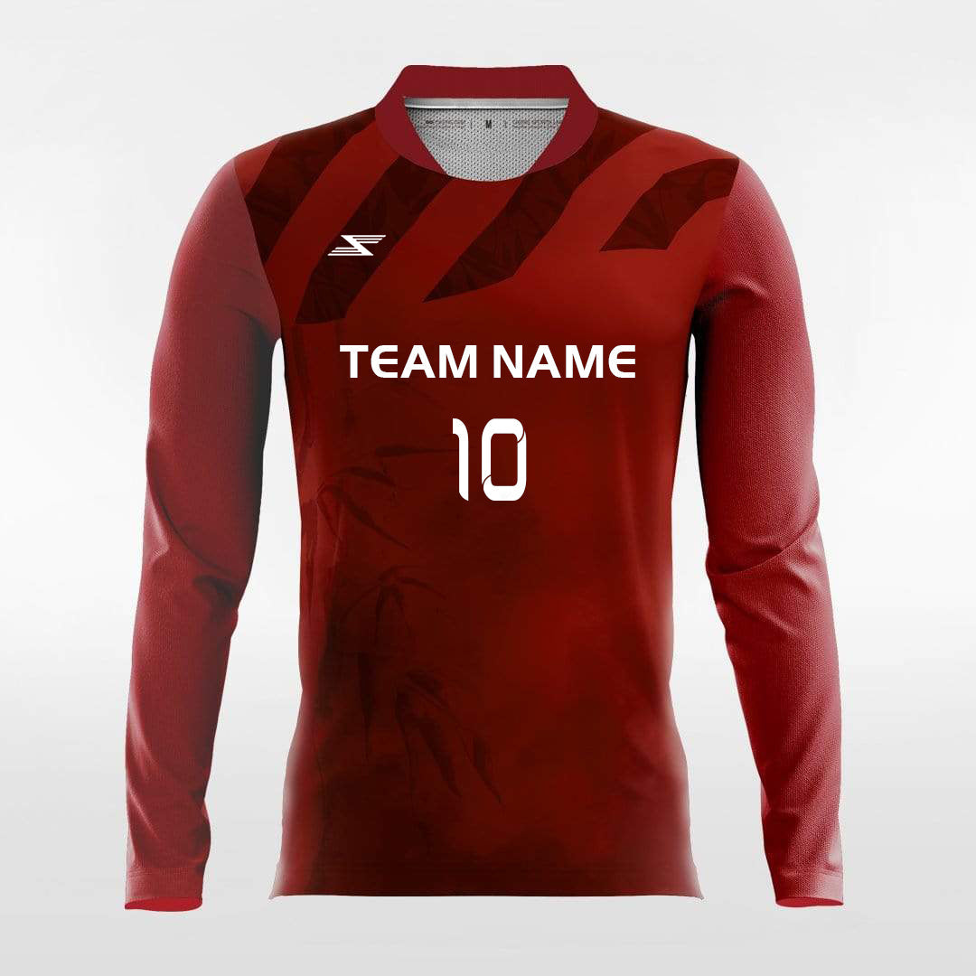 Mist - Customized Men's Sublimated Long Sleeve Football Jersey