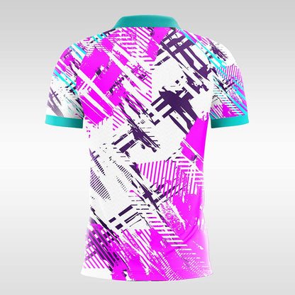 Light-Purple-Customized Men's Sublimated Football Jersey