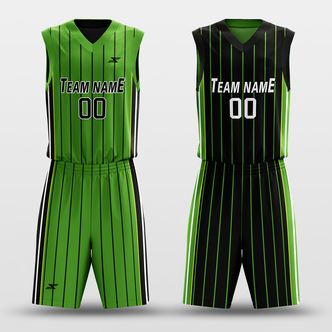 Moss - Customized Reversible Sublimated Basketball Set