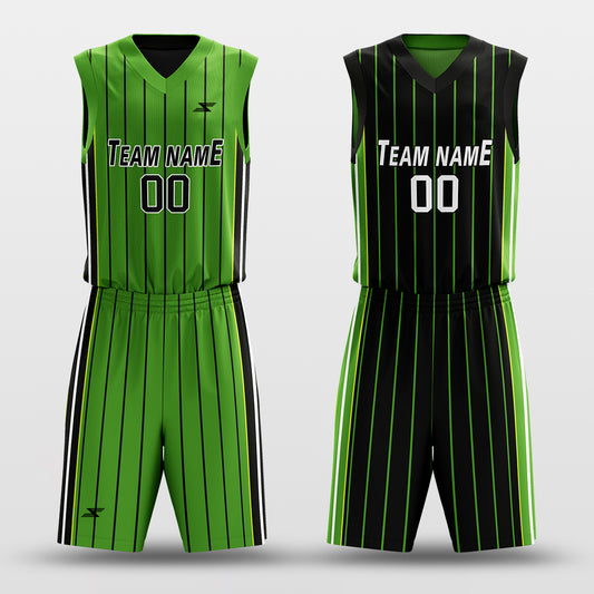 Moss - Customized Reversible Sublimated Basketball Set