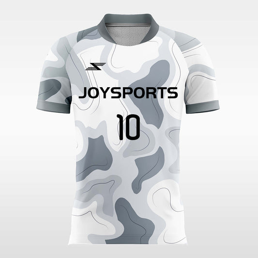 Variegatedsnow-Customized Men's Sublimated Football Jersey