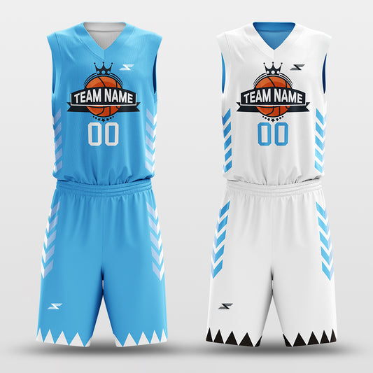 CLASSIC17 - Customized Reversible Sublimated Basketball Set