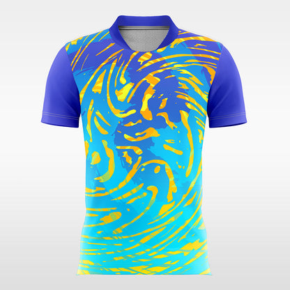 Lapis-Lazuli-Men’s Sublimated Football Jersey
