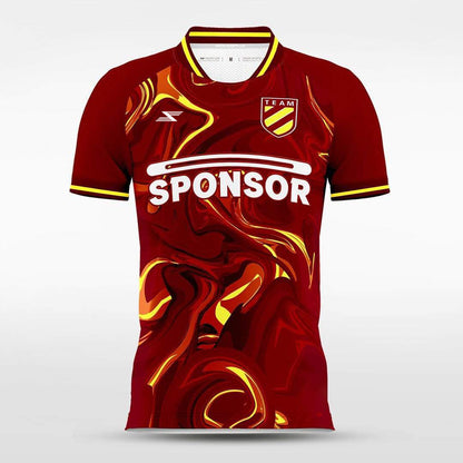 Lava - Customized Men's Sublimated Football Jersey