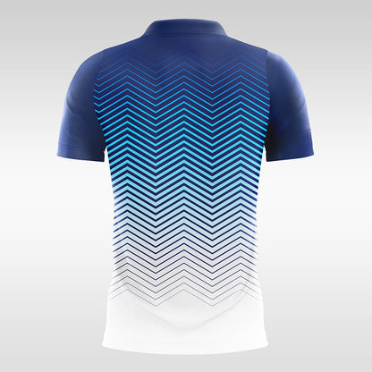 Waves-Customized Men's Sublimated Football Jersey