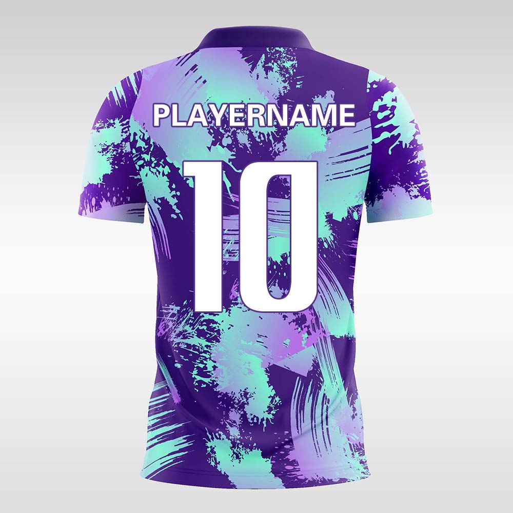 Purplepower-Customized Men's Sublimated Football Jersey