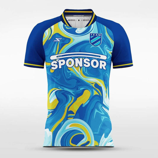Lava - Customized Men's Sublimated Football Jersey