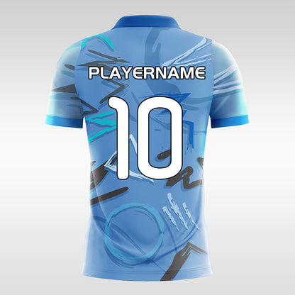Geometric-figure-Customized Men's Sublimated Football Jersey