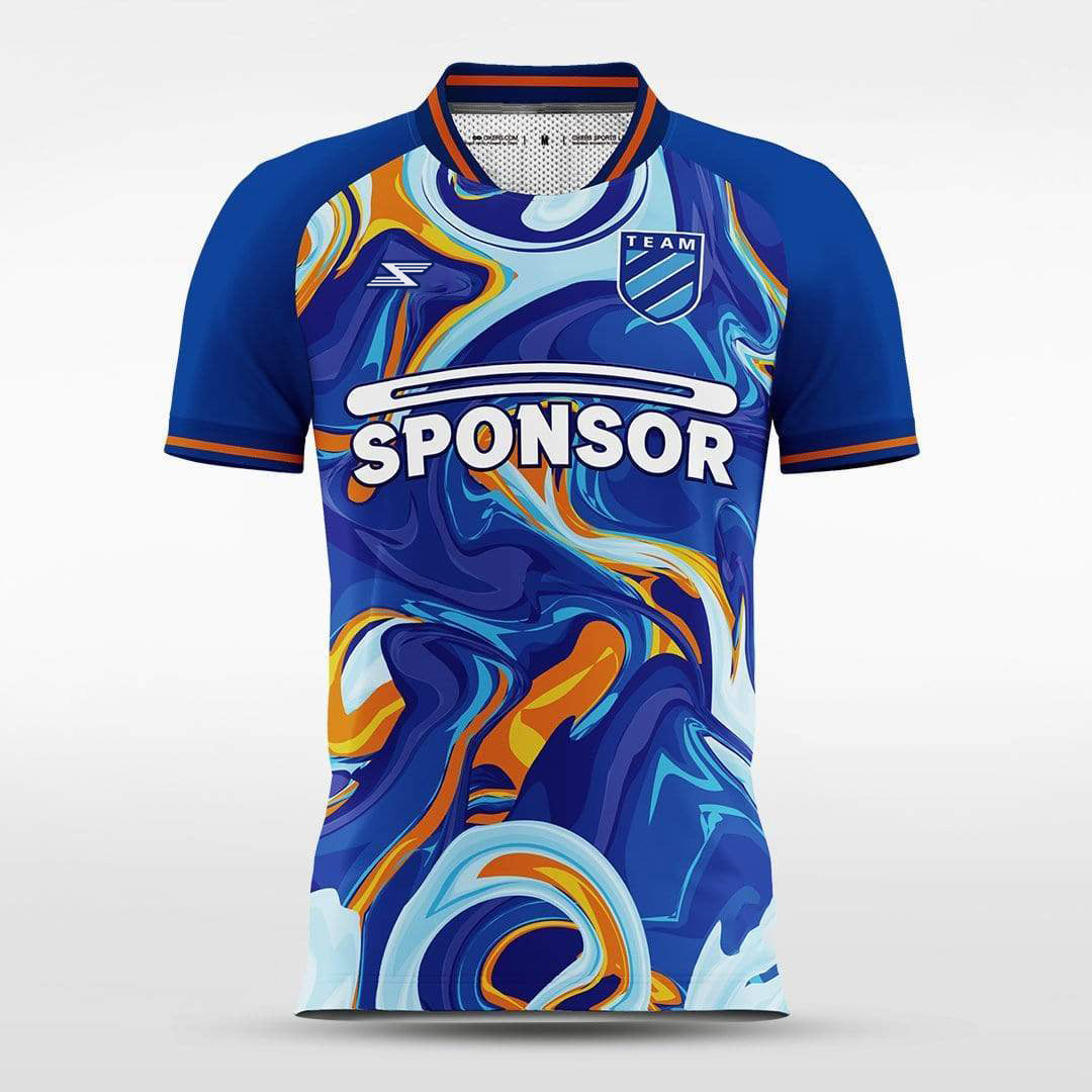 Lava - Customized Men's Sublimated Football Jersey