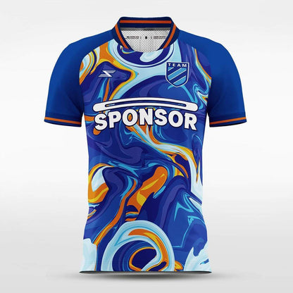 Lava - Customized Men's Sublimated Football Jersey