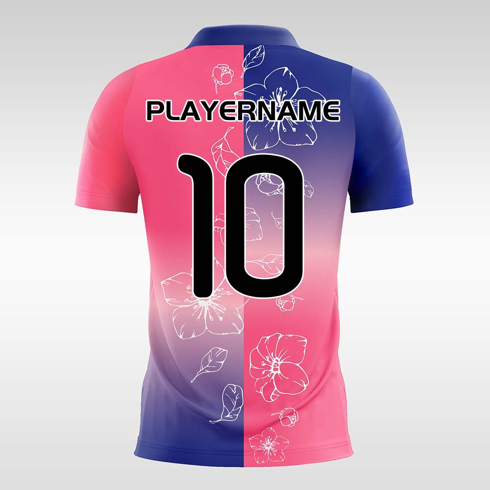 Floweryhaze-Customized Men's Sublimated Football Jersey