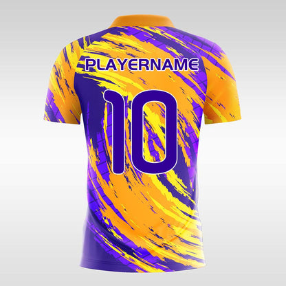 Purpleclear-Customized Men's Sublimated Football Jersey