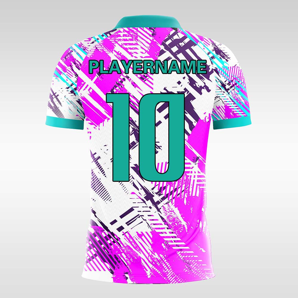 Light-Purple-Customized Men's Sublimated Football Jersey