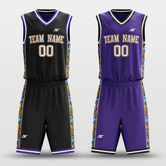 Secret - Customized Reversible Sublimated Basketball Set