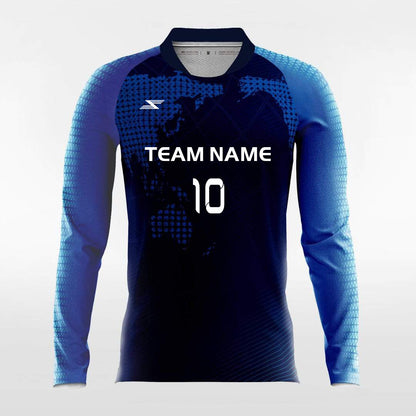 Terra Firma - Customized Men's Sublimated Long Sleeve Football Jersey