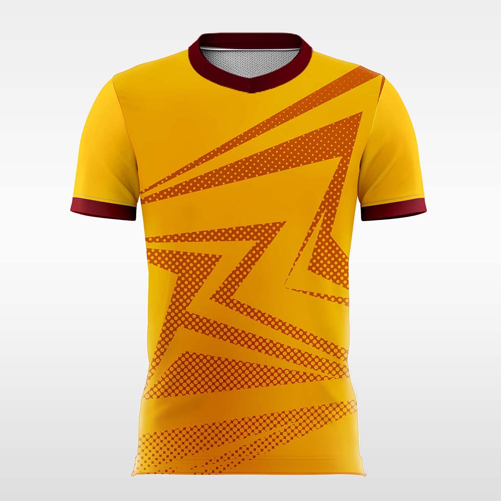 Hurricane-Customized Men's Sublimated Football Jersey