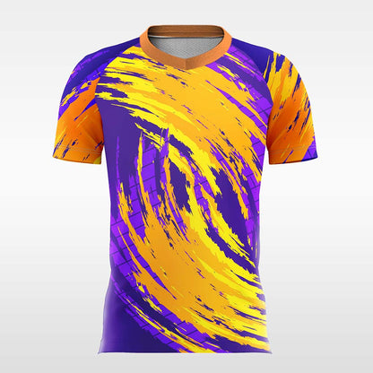 Purpleclear-Customized Men's Sublimated Football Jersey
