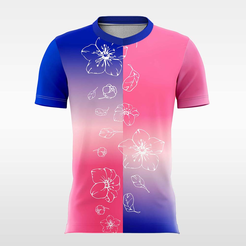 Floweryhaze-Customized Men's Sublimated Football Jersey