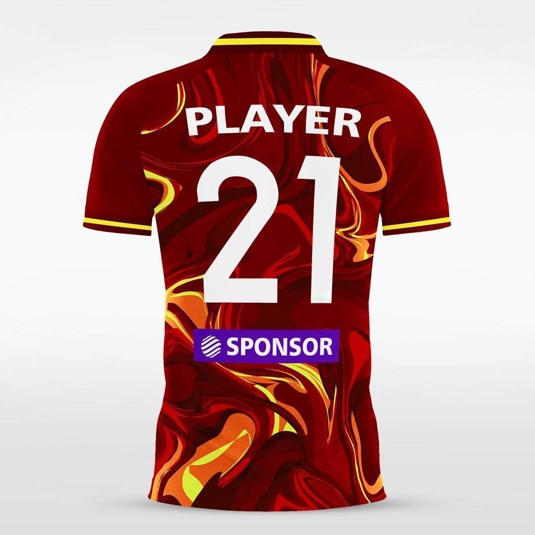 Lava - Customized Men's Sublimated Football Jersey