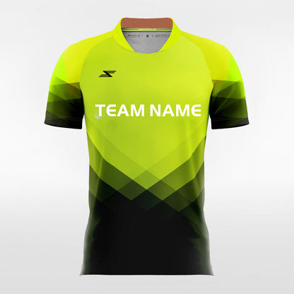 Rocky Mountains - Customized Men's Sublimated Football Jersey - Fluorescent
