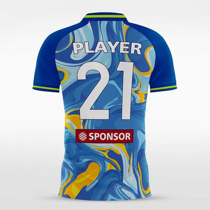 Lava - Customized Men's Sublimated Football Jersey