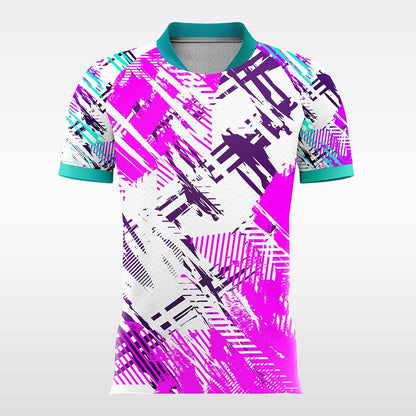 Light-Purple-Customized Men's Sublimated Football Jersey