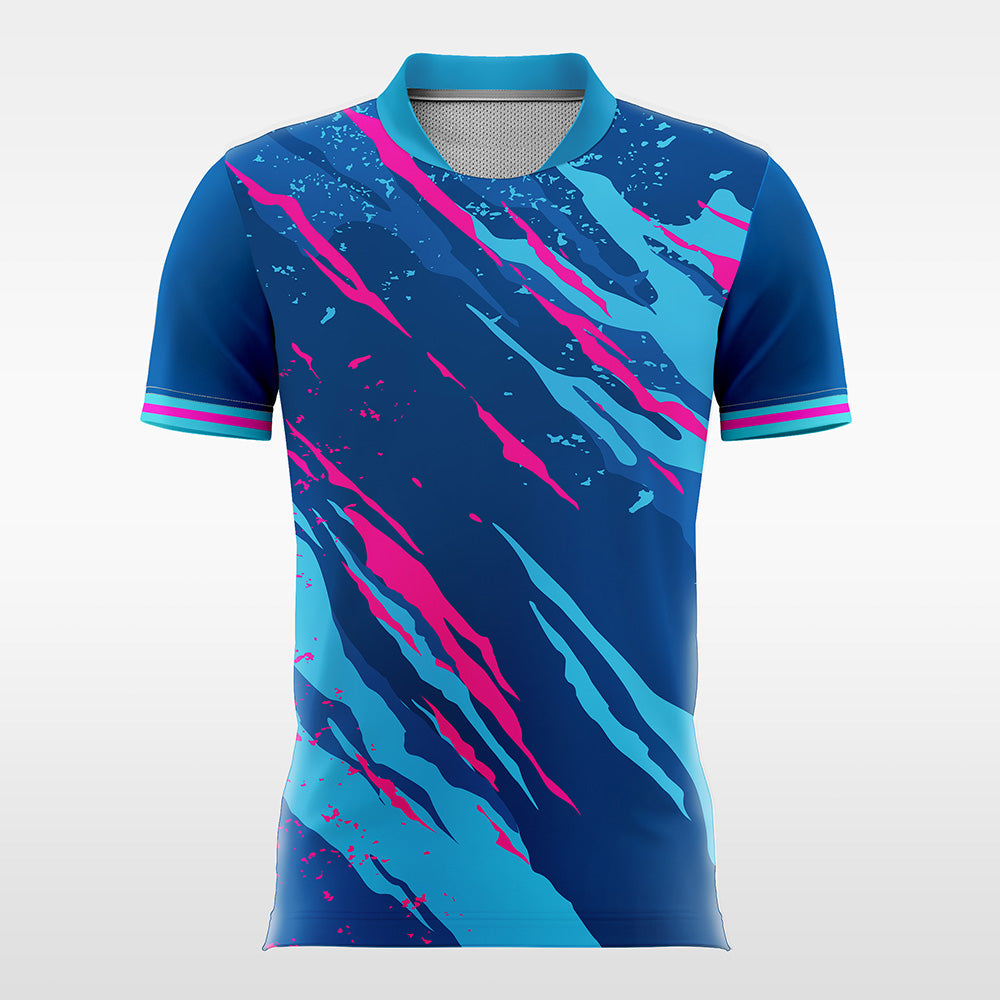 Azure-Sky-Men’s Sublimated Football Jersey