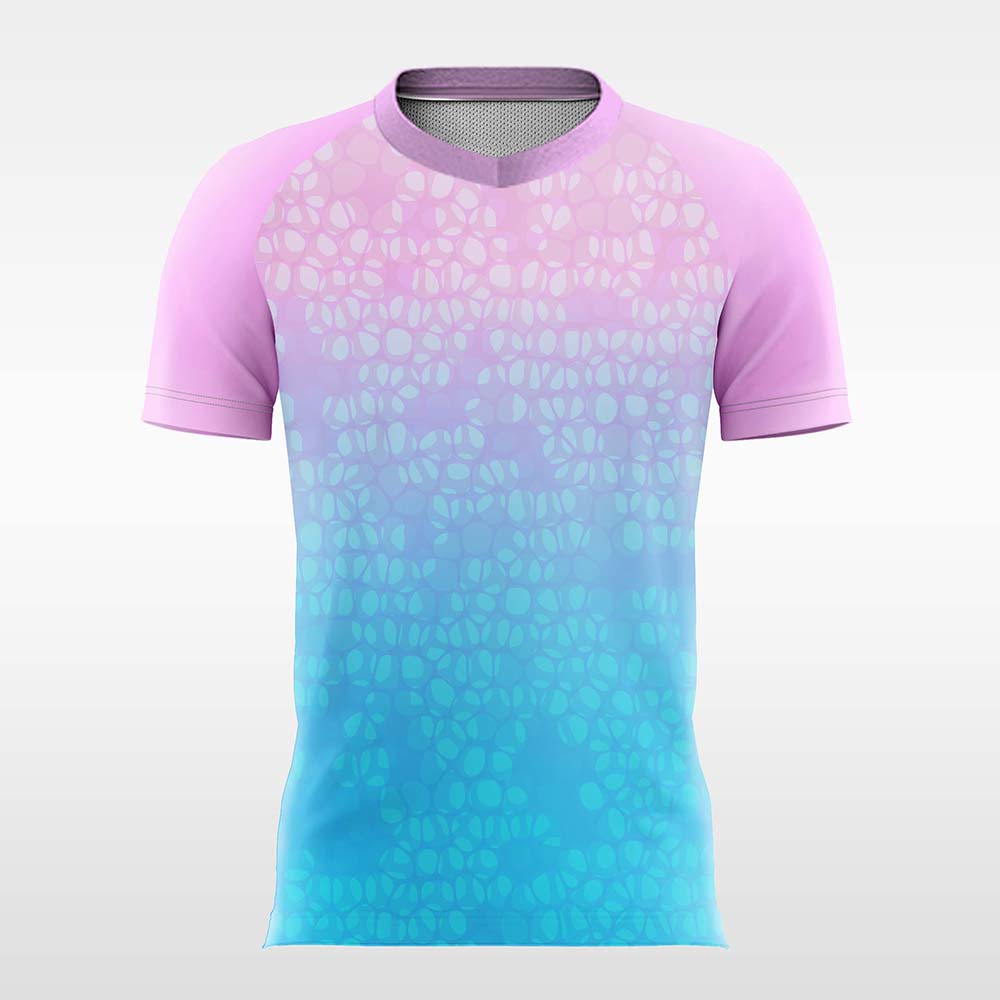 Cherry-Blossom-Customized Men's Sublimated Football Jersey