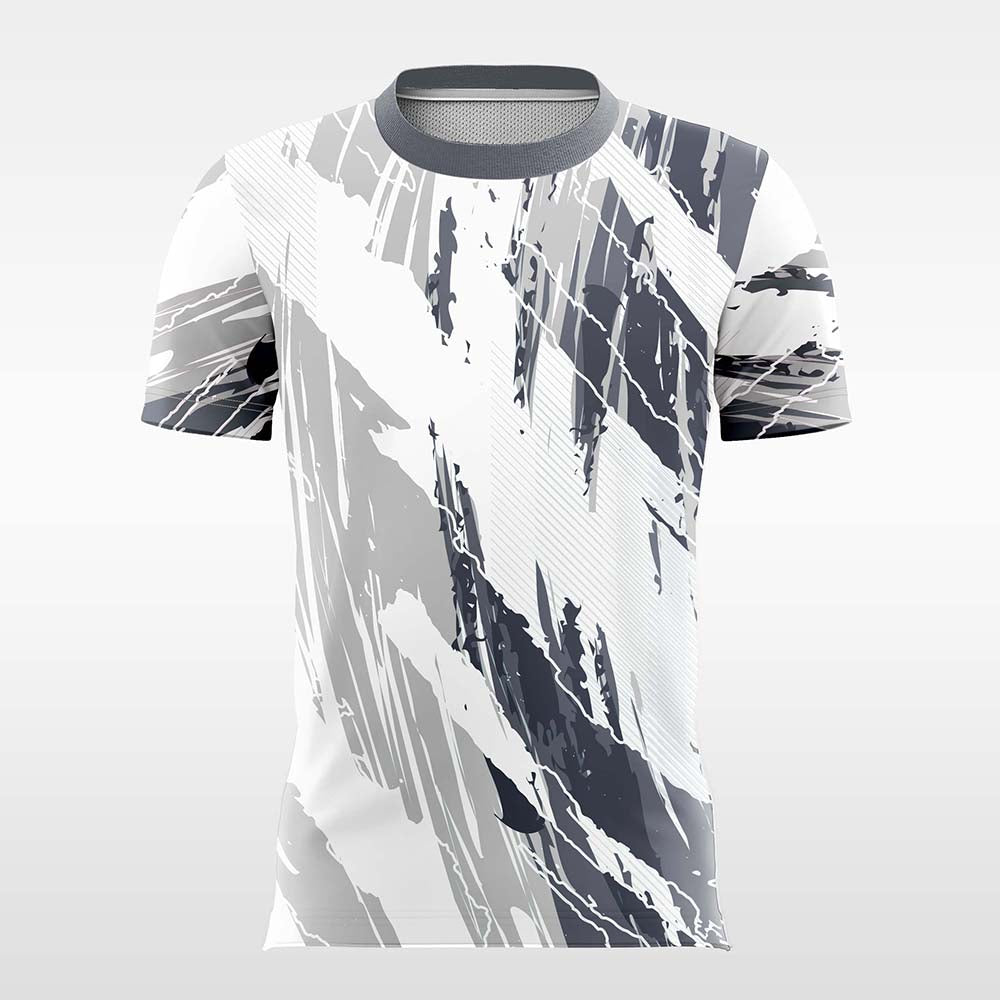 Snowy-Gorgeousness-Customized Men's Sublimated Football Jersey