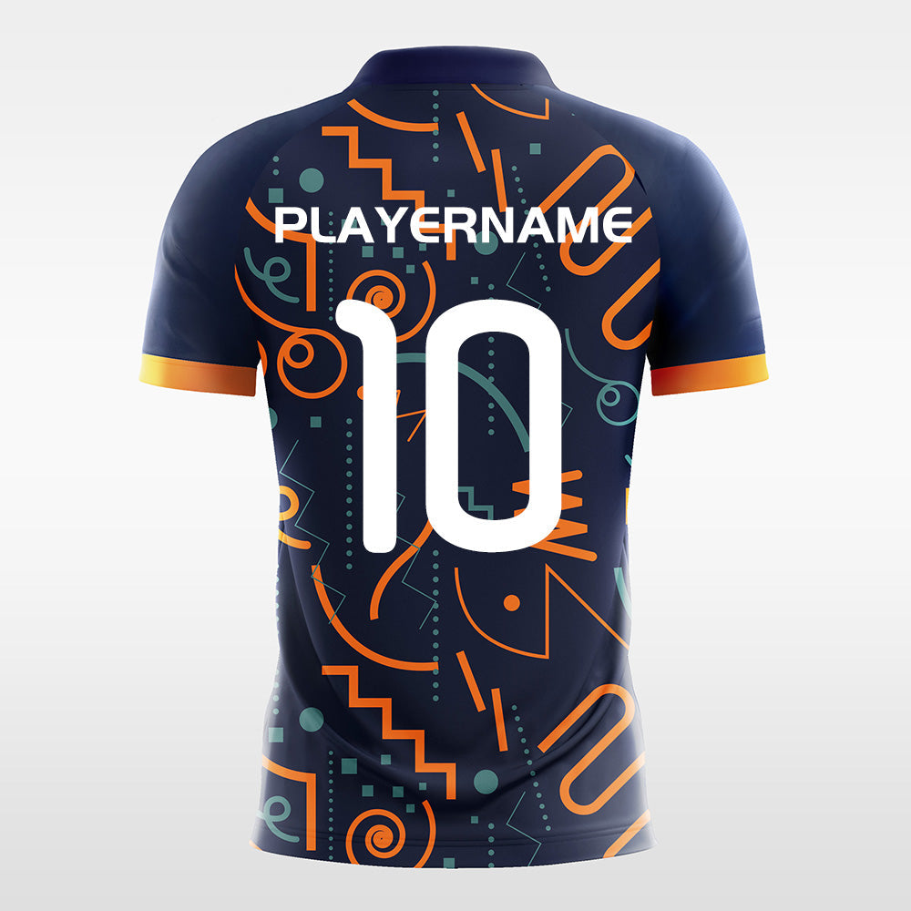 Painting-Men’s Sublimated Football Jersey