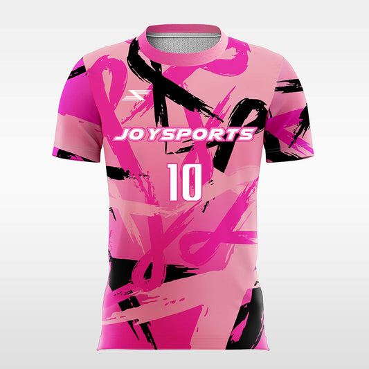 Flowers-Birds-Customized Men's Sublimated Football Jersey