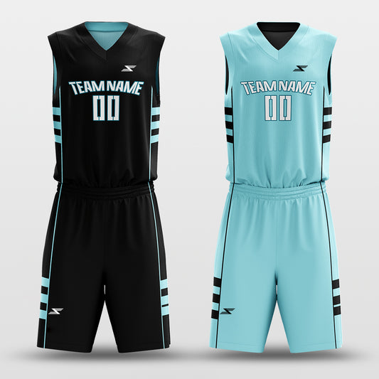 CLASSIC26 - Customized Reversible Sublimated Basketball Set