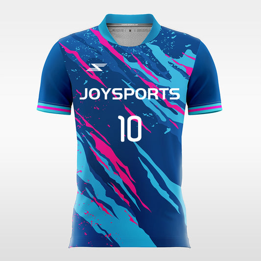 Azure-Sky-Men’s Sublimated Football Jersey